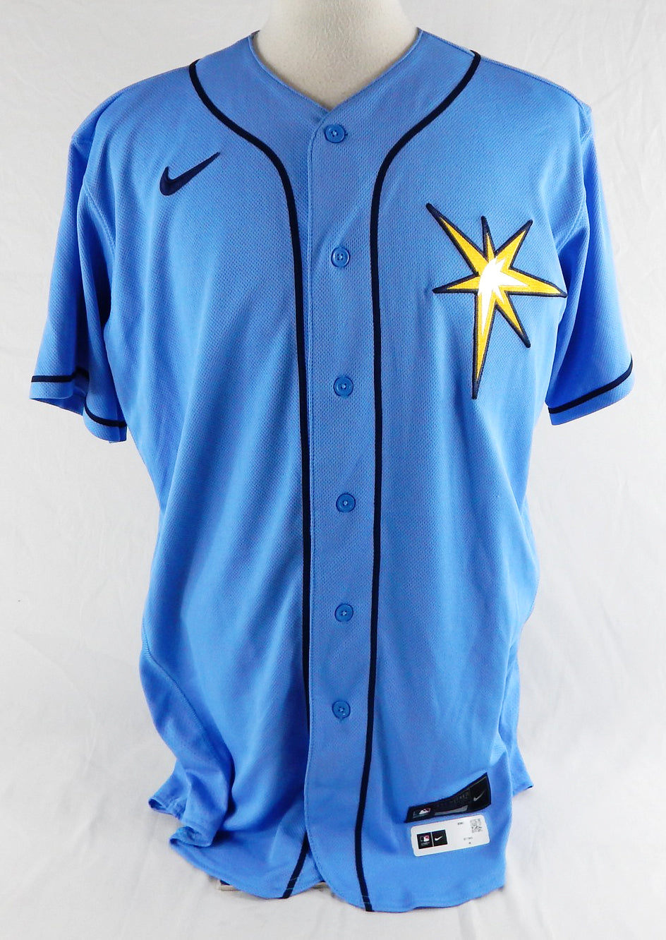 2023 Tampa Bay Rays Misha Dworken #99 Game Issued Blue Jersey 46 038
