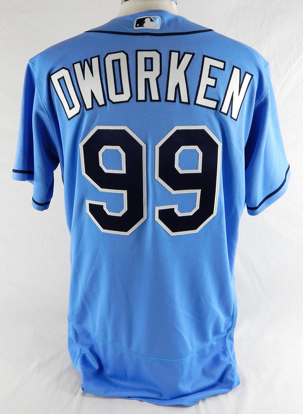 2023 Tampa Bay Rays Misha Dworken #99 Game Issued Blue Jersey 46 038 Pic2
