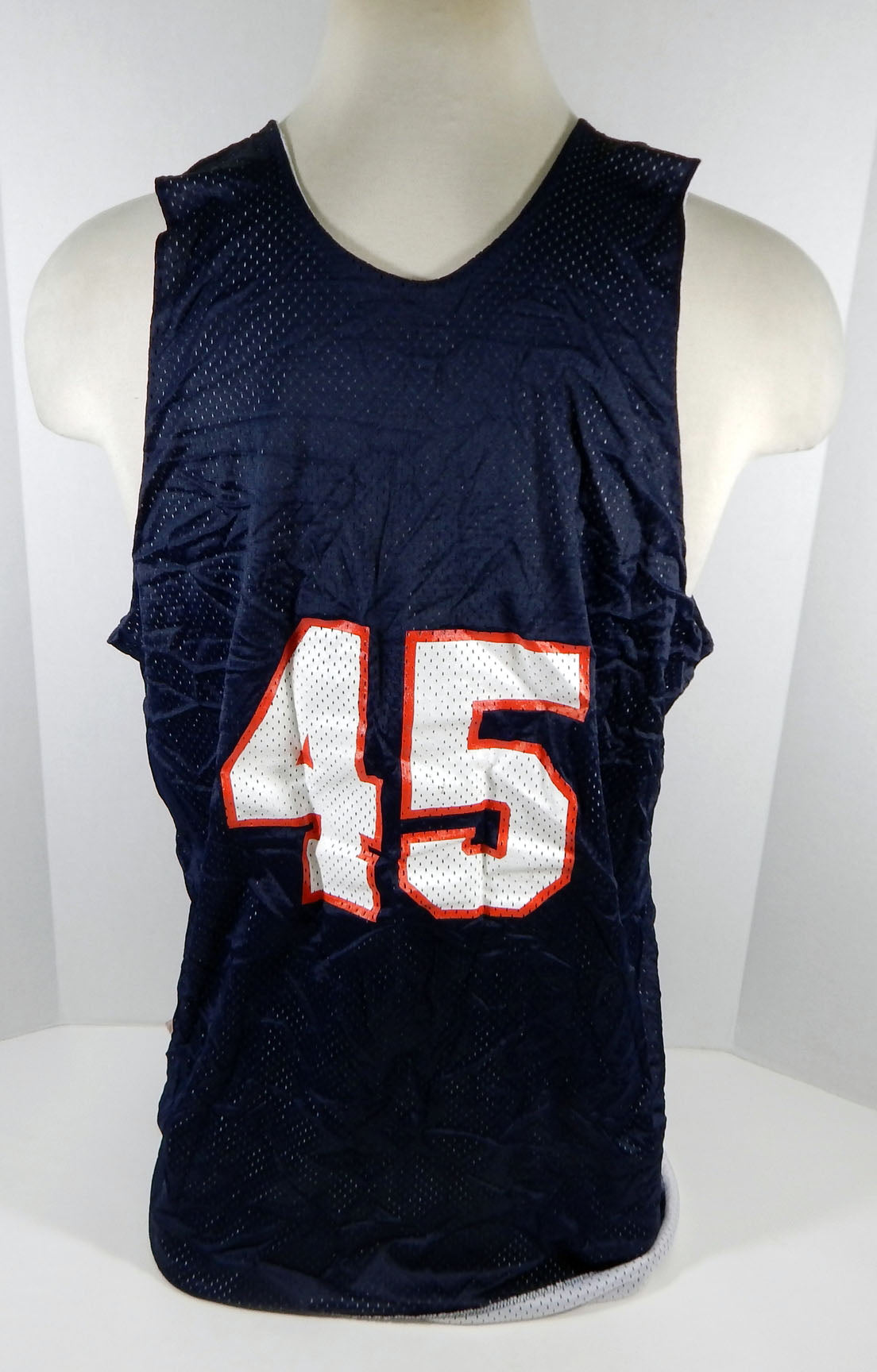 1990s Team USA Basketball #45 Game Issued Blue Reversible Practice Jersey 2XL 68 Pic2