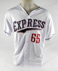 2023 Round Rock Express Miguel Ojeda Jr #65 Game Used White Jersey 46 DP71118