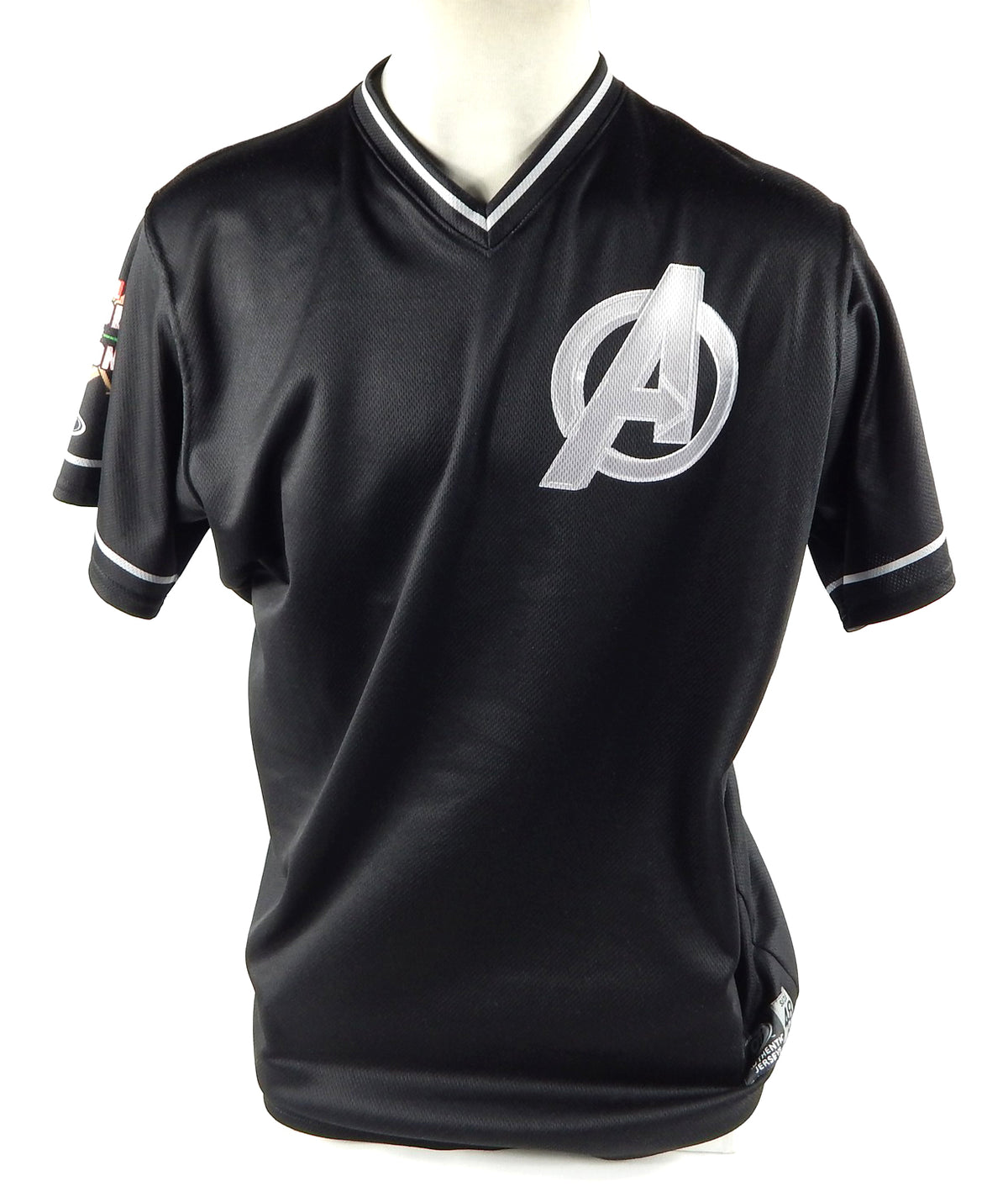 2022 Round Rock Express Matt Hagen #39 Game Used Black Jersey Marvel Defenders
