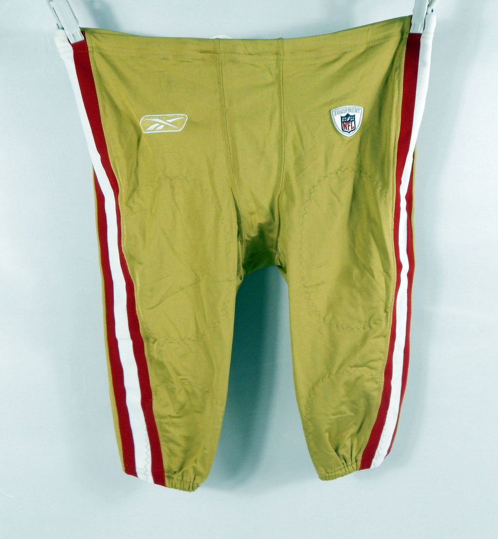 2011 San Francisco 49ers Game Issued Gold Pants 44 DP76196