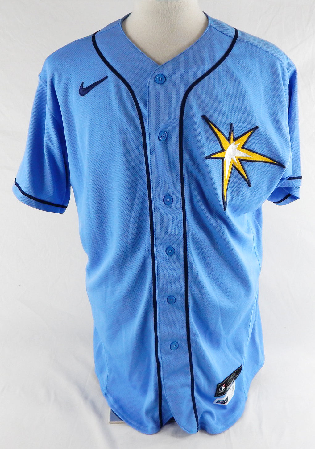 2023 Tampa Bay Rays Elvin Rodriguez #88 Game Used Blue Jersey 46 040
