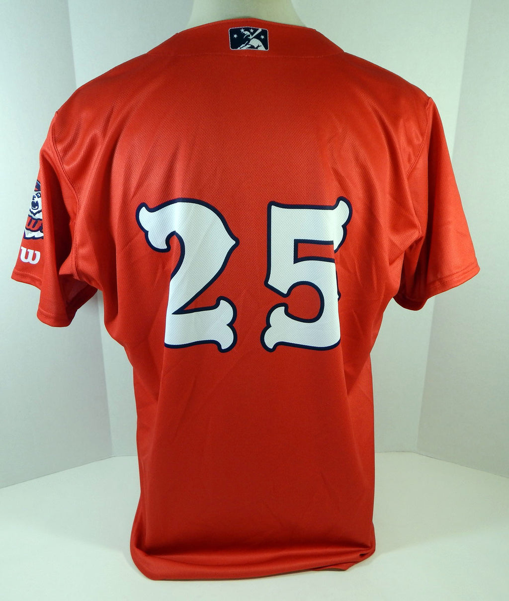 2020 Pawtucket Boston Red Sox #25 Game Issued Red Jersey Alt Training XL DP09838