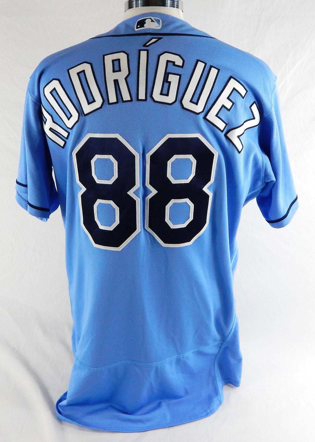 2023 Tampa Bay Rays Elvin Rodriguez #88 Game Used Blue Jersey 46 040 Pic2