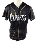 2022 Round Rock Express #25 Game Issued Pos Used Black Jersey Monarch Night 48 0