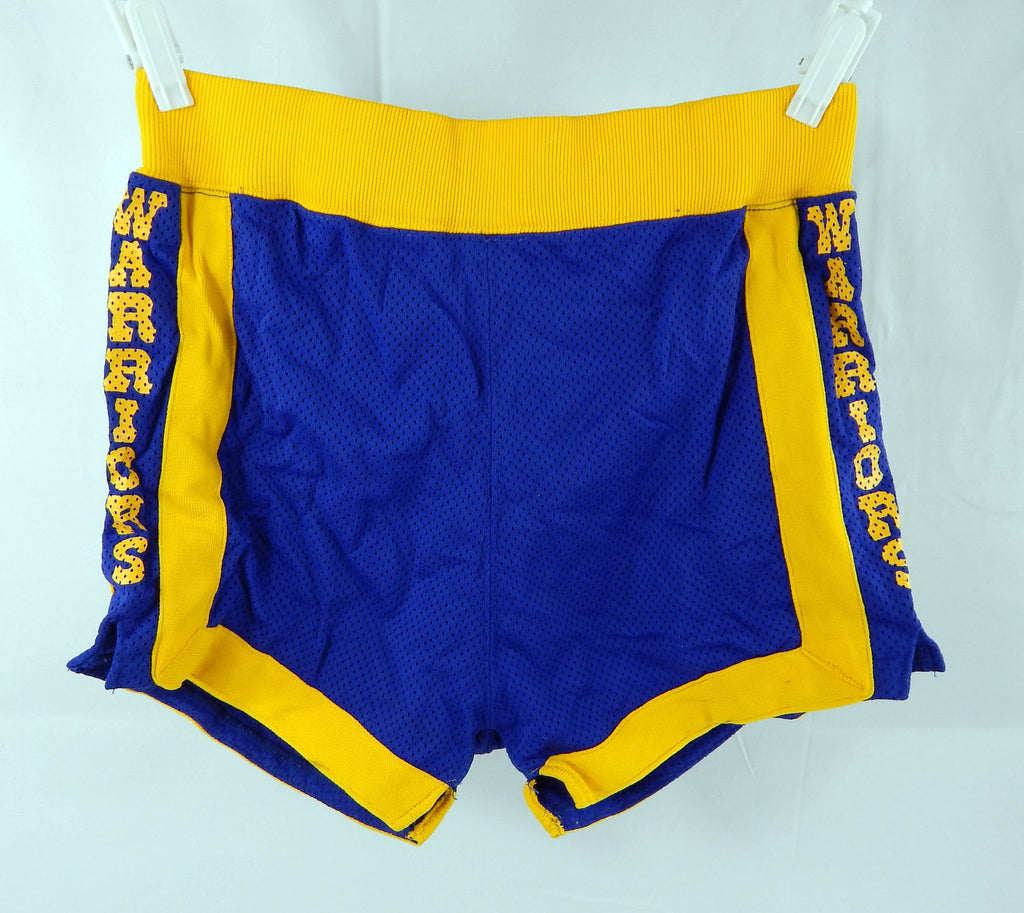 1980s Golden State Warriors #15 Game Used Blue Shorts 36 87