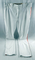 2014 Miami Marlins Bryan Evans #77 Game Used White Baseball Pants 37-43 DP112869