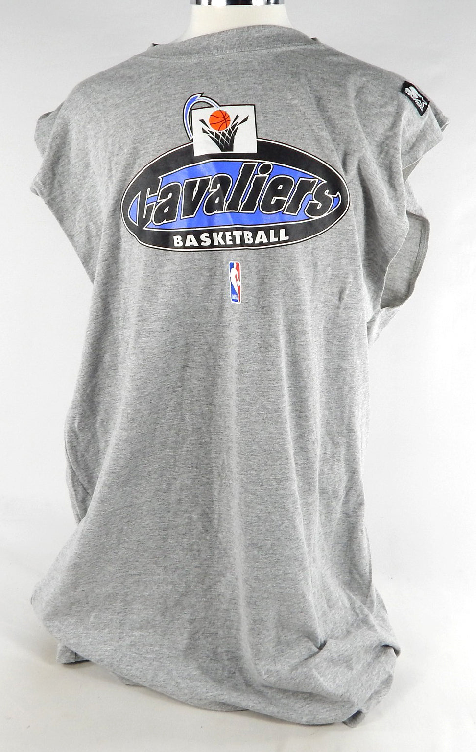 1990 Cleveland Cavaliers Game Issued Grey Training Shirt 2X 796