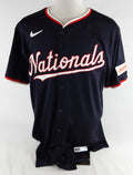 2025 Washington Nationals Juan Yepez #18 Game Issued Navy Jersey 46 778