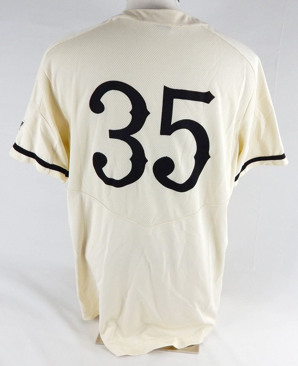 2018 Long Beach State Dirtbags #35 Game Used Cream Jersey Baseball XL 842 Pic2