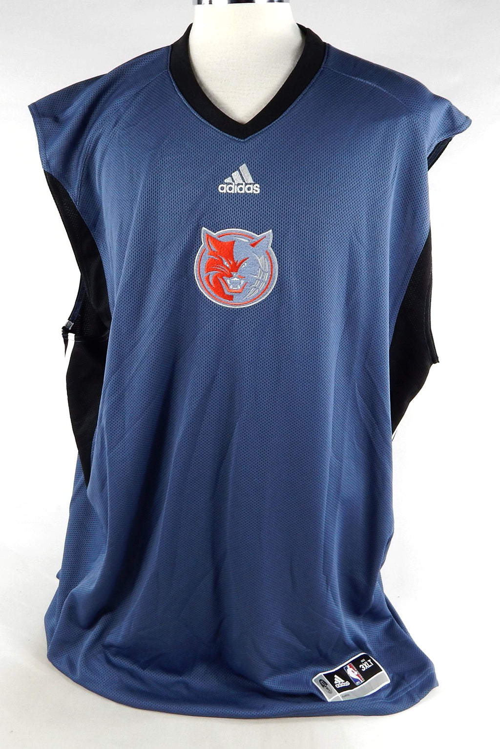 2000s Charlotte Bobcats Game Issued Navy Tank Shirt 3XL 797