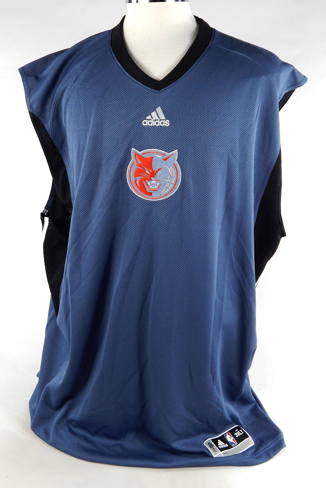 2000s Charlotte Bobcats Game Issued Navy Tank Shirt 3XL 797