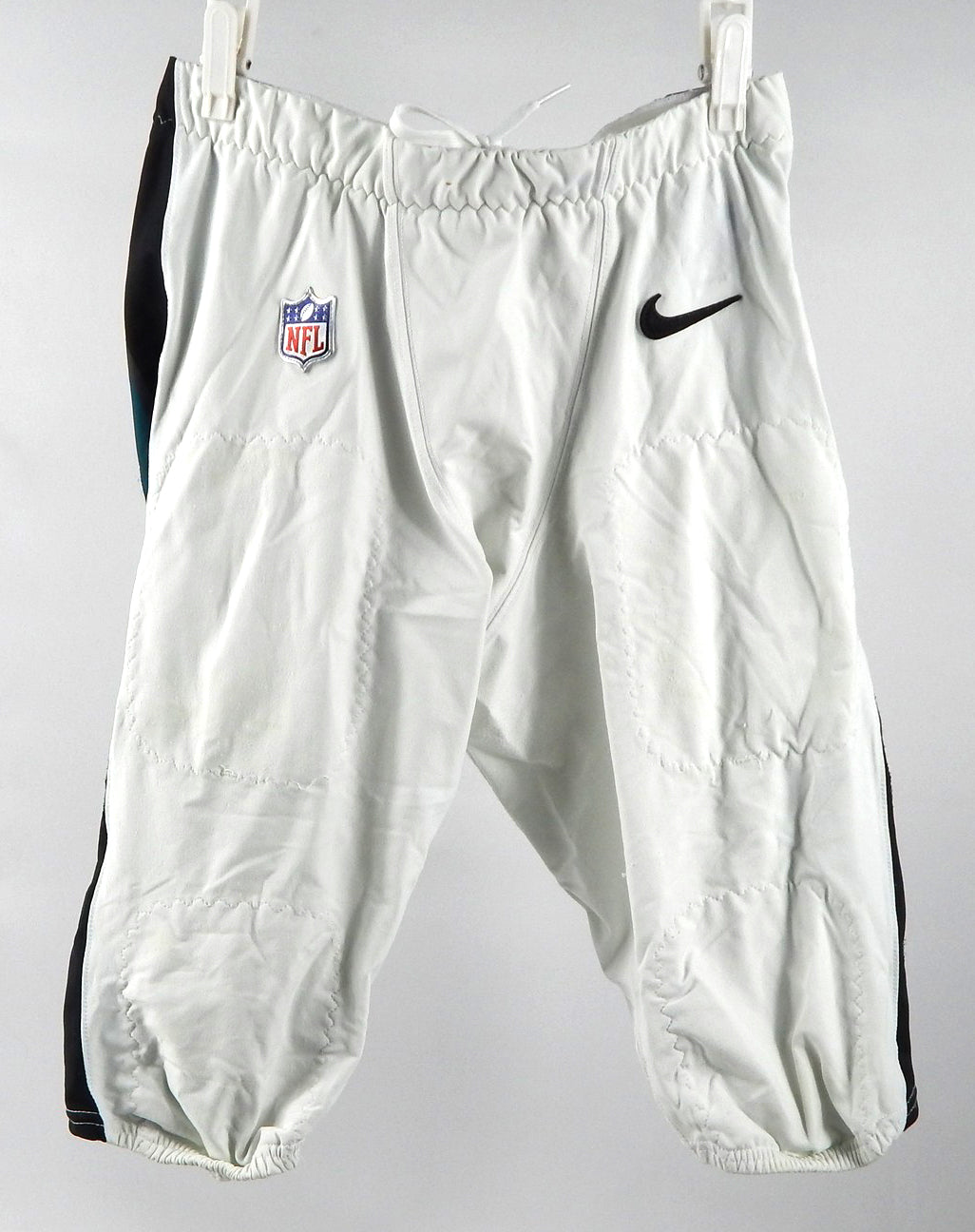 2023 Philadelphia Eagles Shaq Leonard #53 Game Used White Pants 34 769