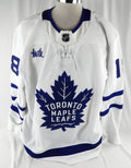2021-22 Toronto Maple Leafs Jordie Benn #18 Game Used White Jersey Set 1 56 4