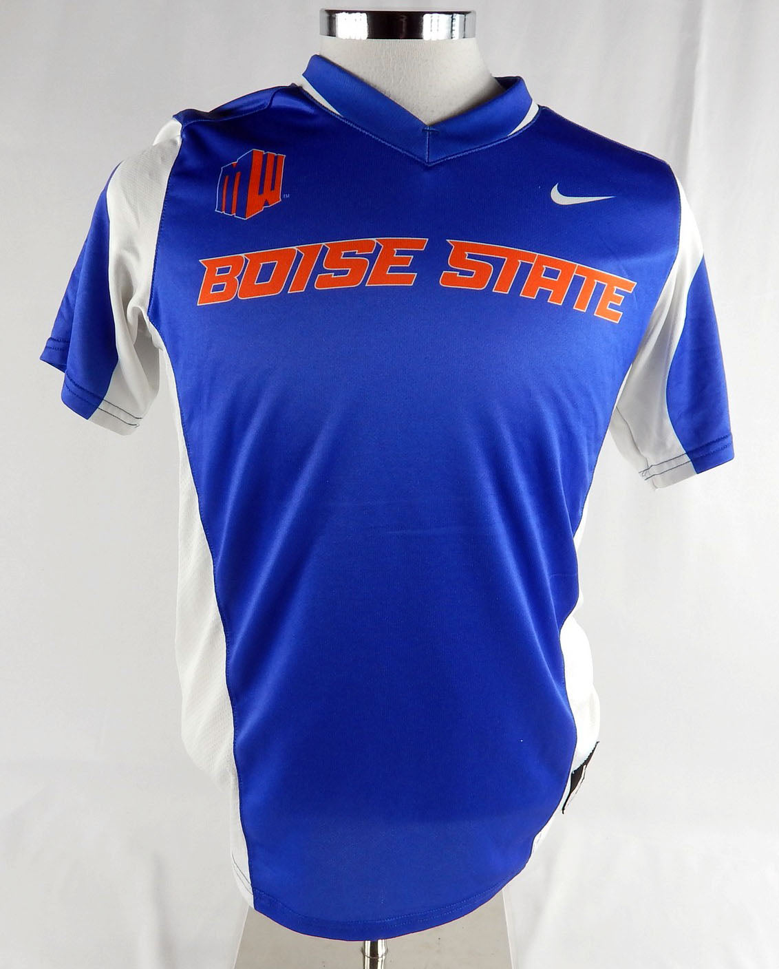 2015 Boise State Broncos #20 Game issued Blue Jersey Womens Soccer L 069