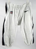 2023 Philadelphia Eagles Grant Calcaterra #81 Game Used White Pants 34 771