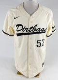 2018 Long Beach State Dirtbags #52 Game Used Cream Jersey Baseball L 843