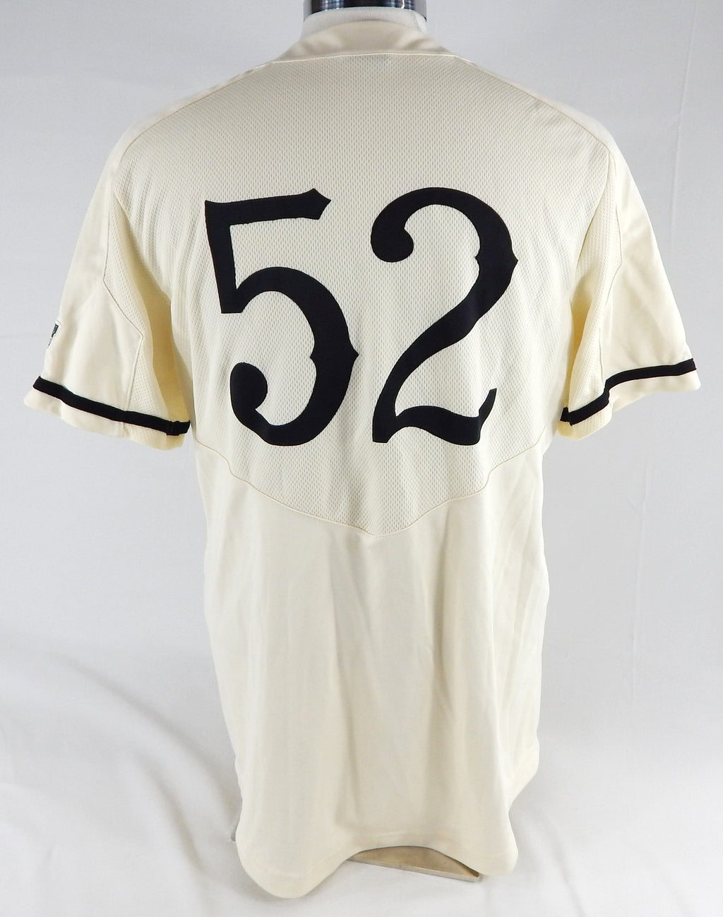 2018 Long Beach State Dirtbags #52 Game Used Cream Jersey Baseball L 843 Pic2
