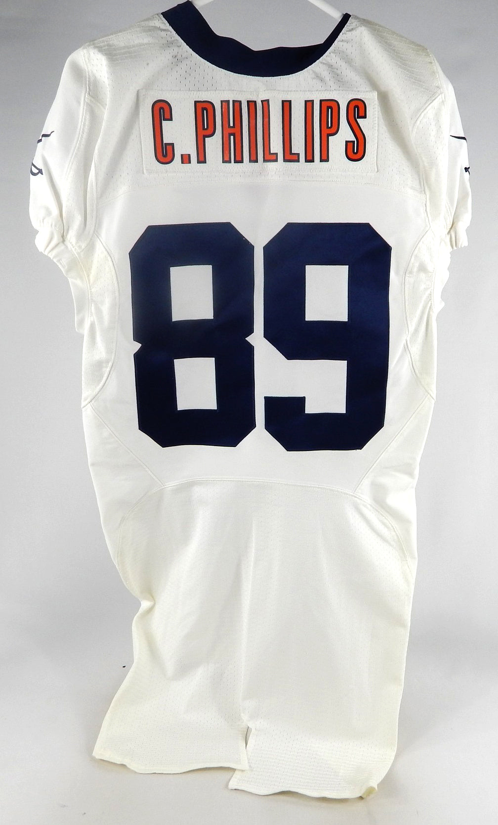 2006-09 Virginia Cavaliers Colter Phillips #89 Game Used White Jersey 42 058