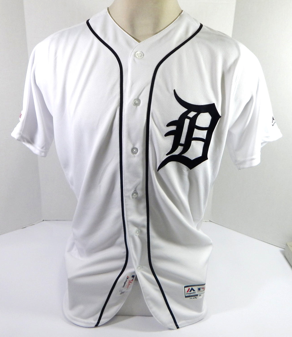 2019 Detroit Tigers Niko Goodrum #28 Game Issued White Jersey MLB 150 Patch 42 3 Pic2