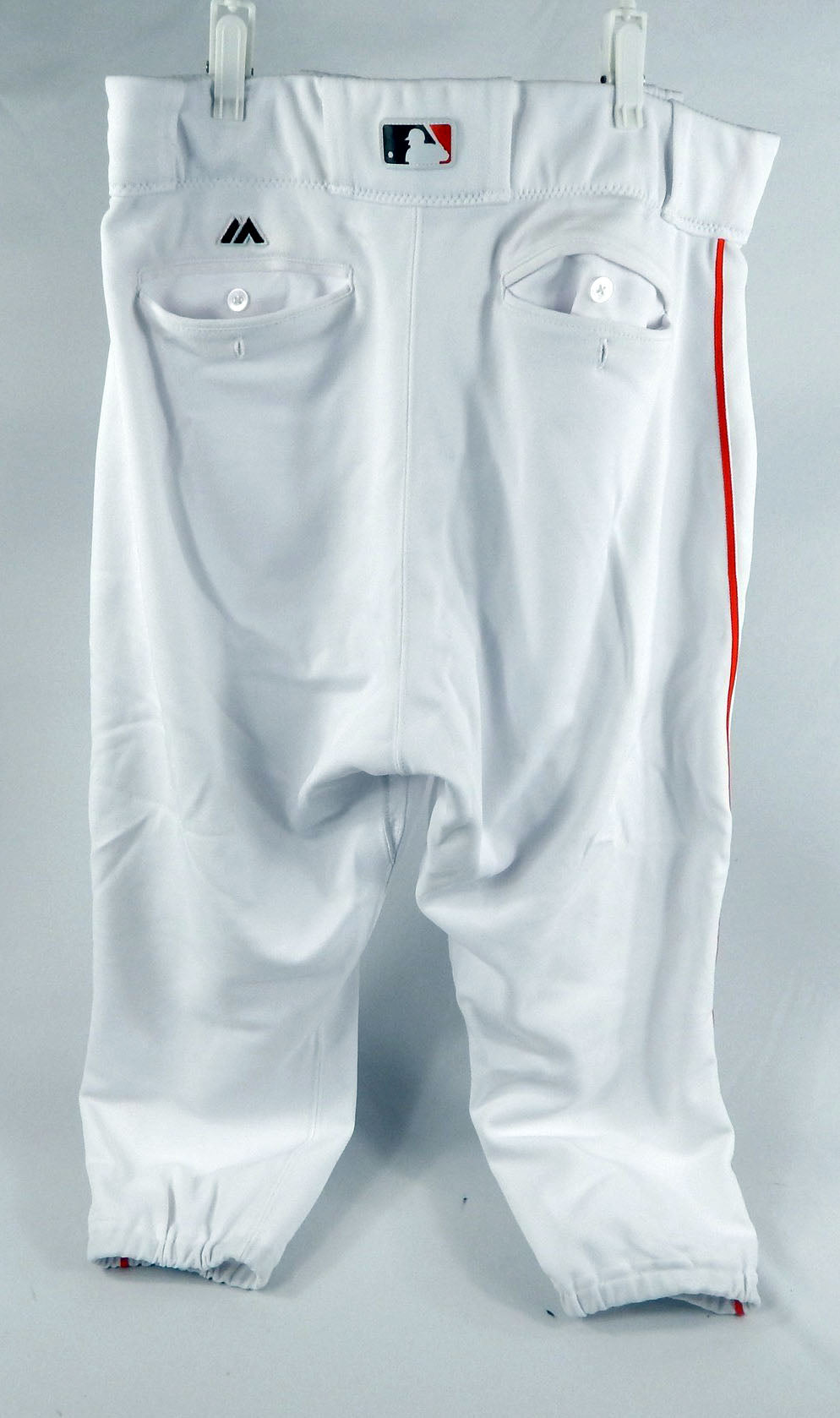2016 Miami Marlins Giancarlo Stanton #27 Game Used White Baseball Pants 37 01274 Pic2