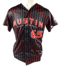 2022 Round Rock Express Chase Lambin #65 Game Used Black Jersey Austin Senators