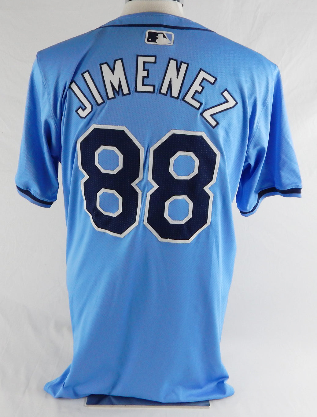 2024 Tampa Bay Rays Antonio Jimenez #88 Game Used Blue Jersey 42 049 Pic2