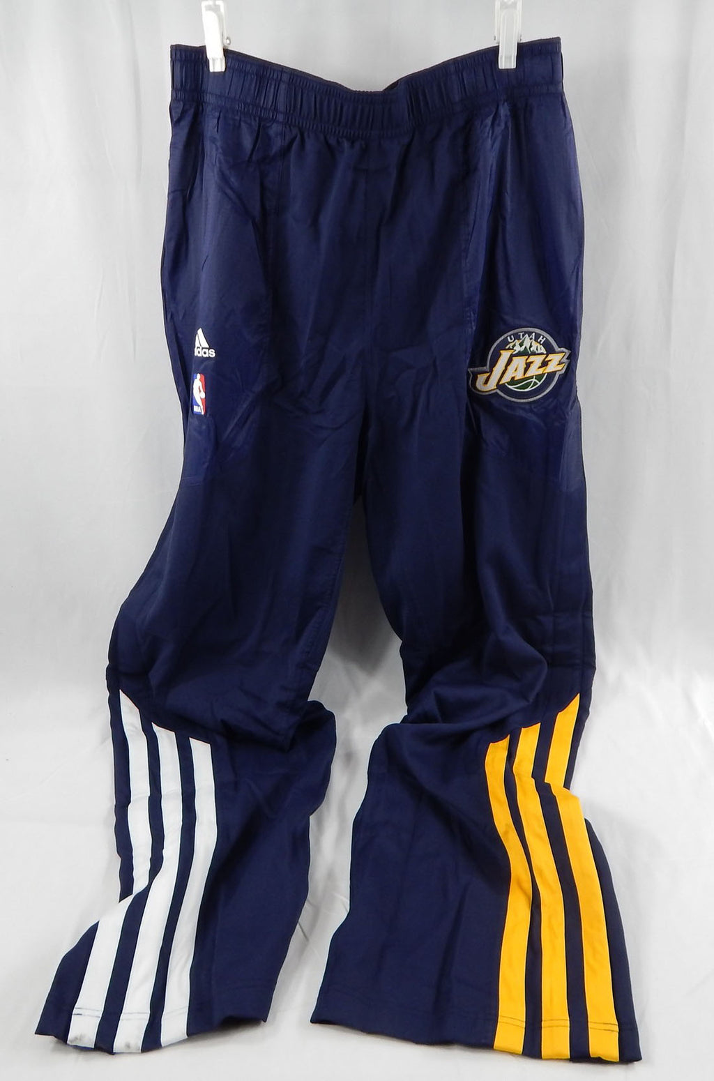 2011-12 Utah Jazz Game Issued Navy Warm Up Pants 2XL+6 283