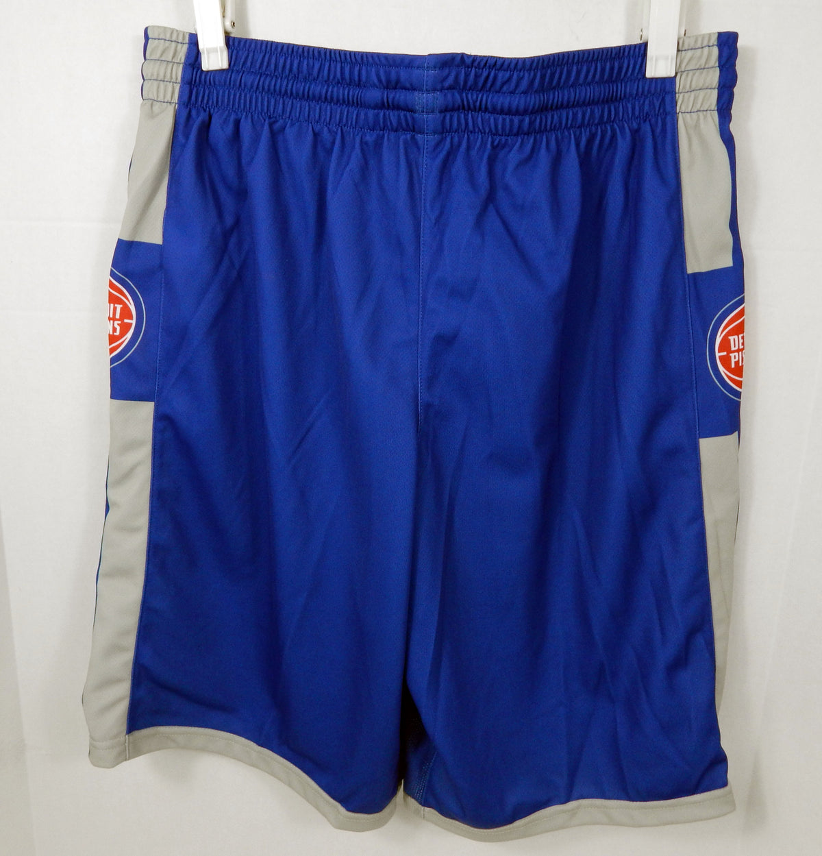 2019-20 Detroit Pistons Game Issued Blue Summer League Shorts Nike L 713775S Pic2