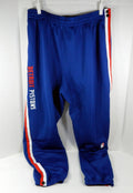 2021-22 Detroit Pistons Game Issued Blue Warm Up Pants DA8074-495 2XLT 263S