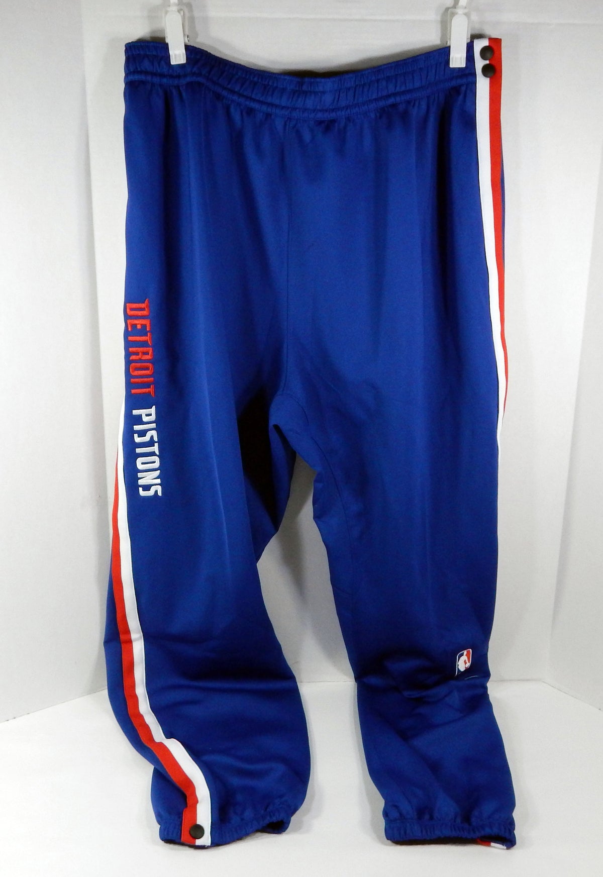 2021-22 Detroit Pistons Game Issued Blue Warm Up Pants DA8074-495 2XLT 263S