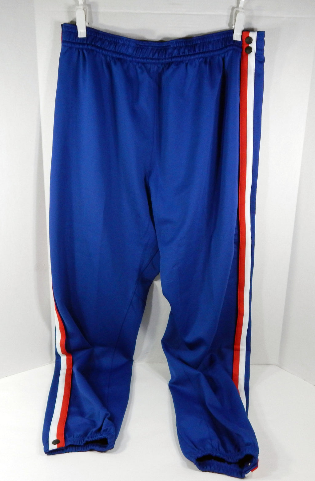 2021-22 Detroit Pistons Game Issued Blue Warm Up Pants DA8074-495 2XLT 263S Pic2