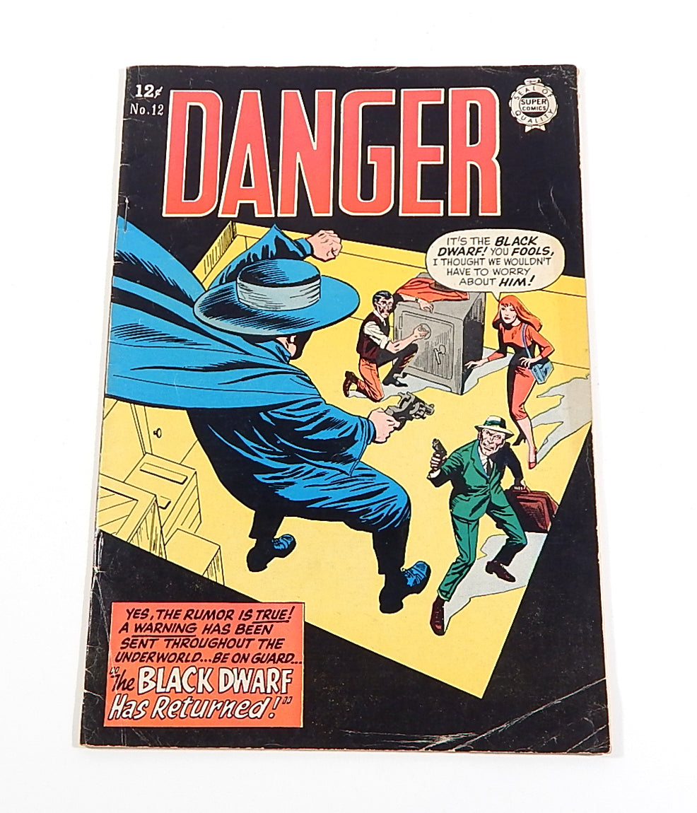 Danger #12 Silver Age Comic Book 1964 Super Comics FN Ross Andru The Black Dwarf