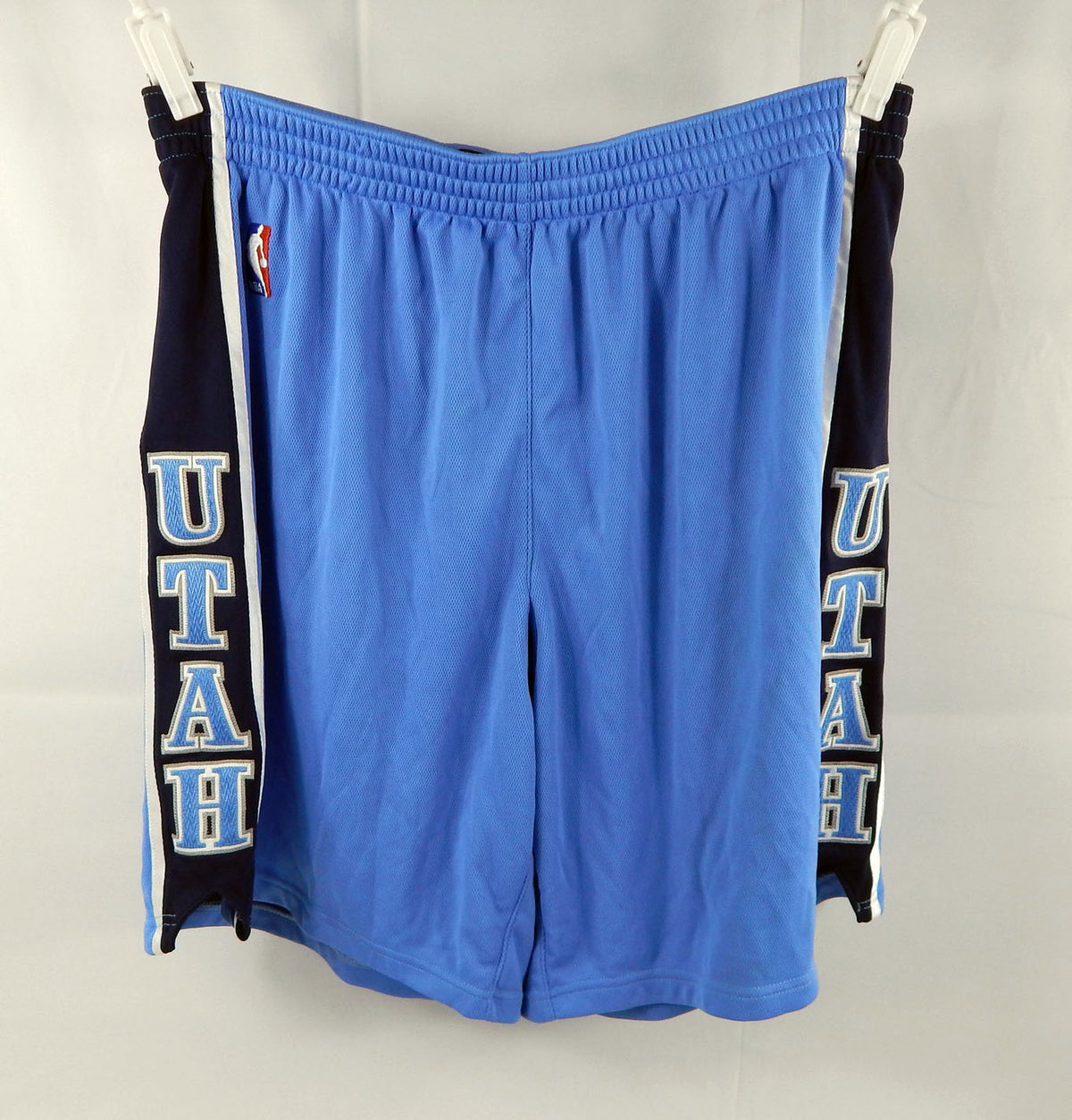 2006-10 Utah Jazz Matt Harpring #15 Game Used Blue Shorts 46 505