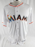 2012-18 Miami Marlins Blank Game Issued White Jersey 48 046