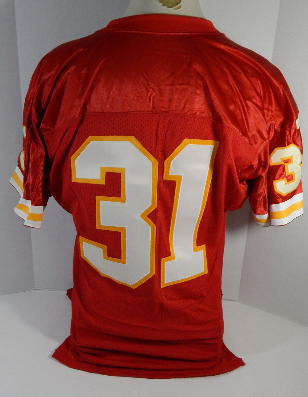 1994 Kansas City Chiefs #31 Game Issued Red Jersey 75th Patch DP17438 Pic2