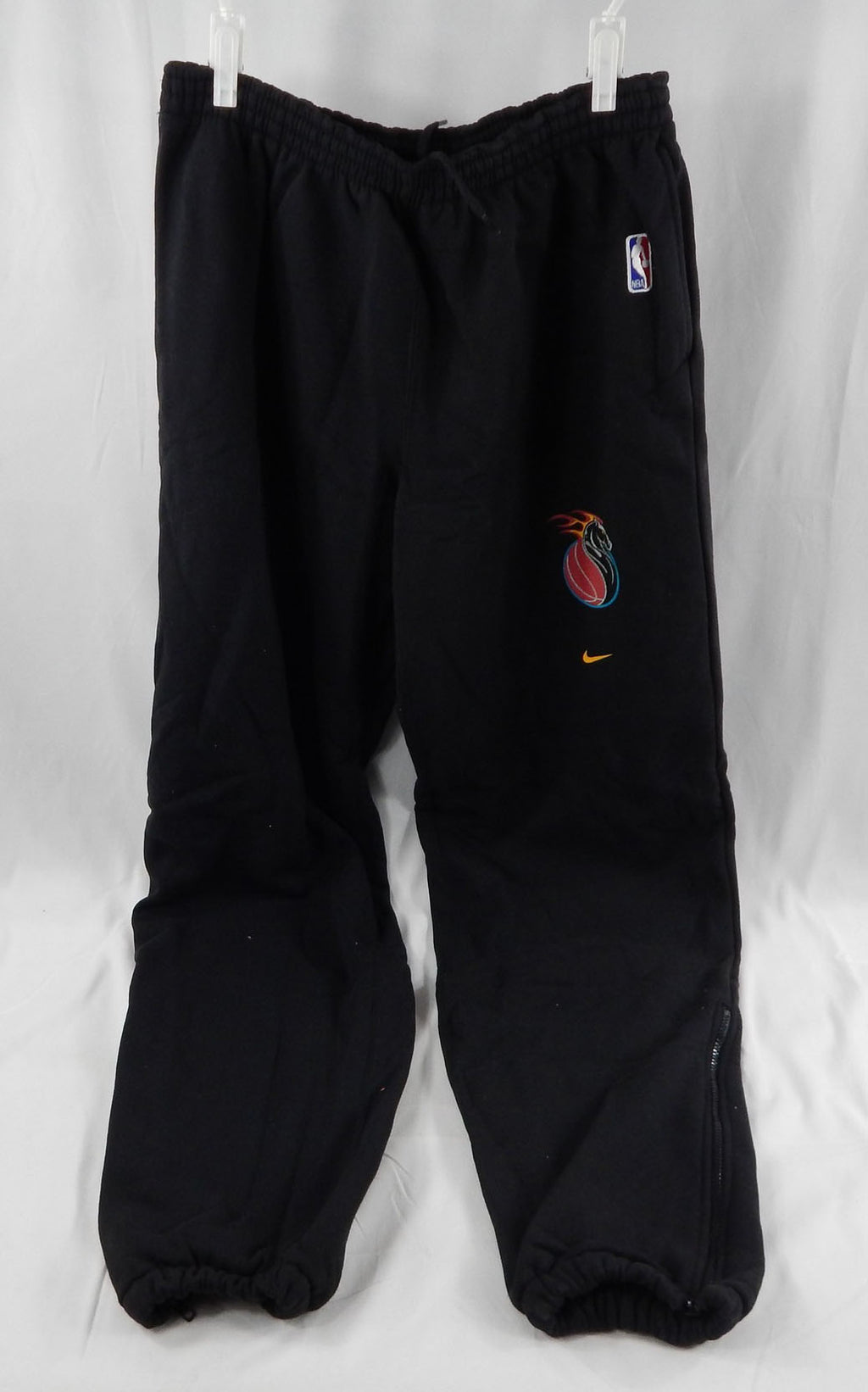 2000-01 Detroit Pistons # Team Issued Black Travel Pants 3XL+4 286