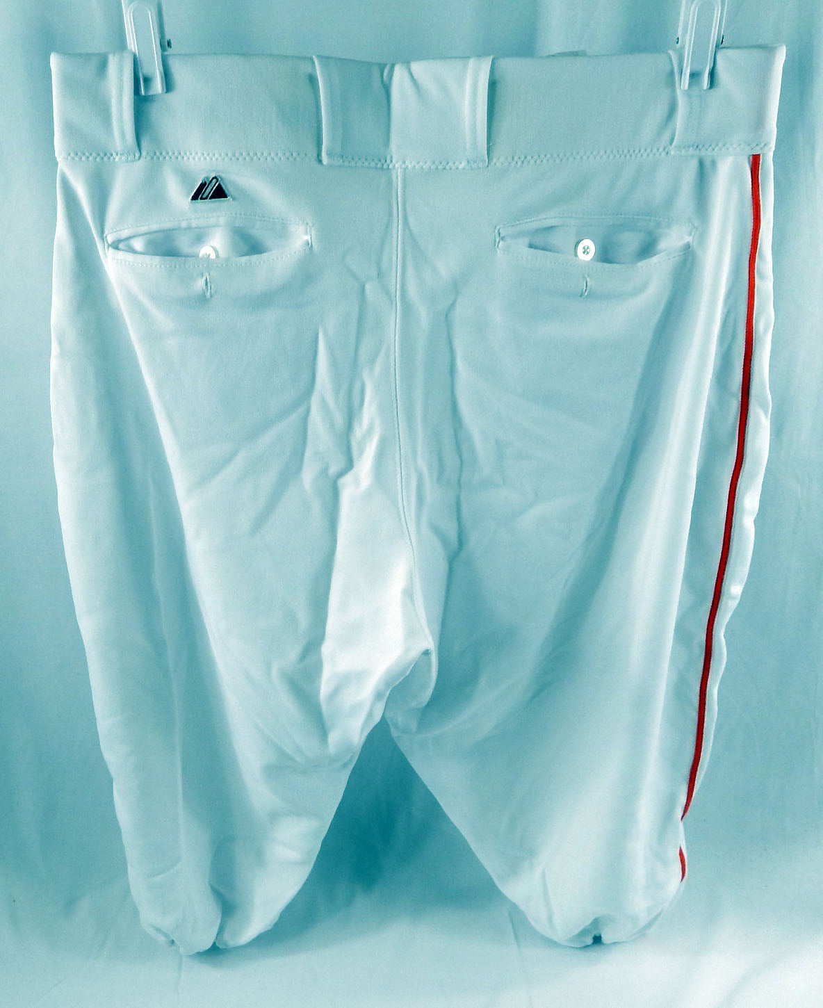 2014 Miami Marlins Jeff Baker #10 Game Used White Baseball Pants 37-50 DP112884 Pic2