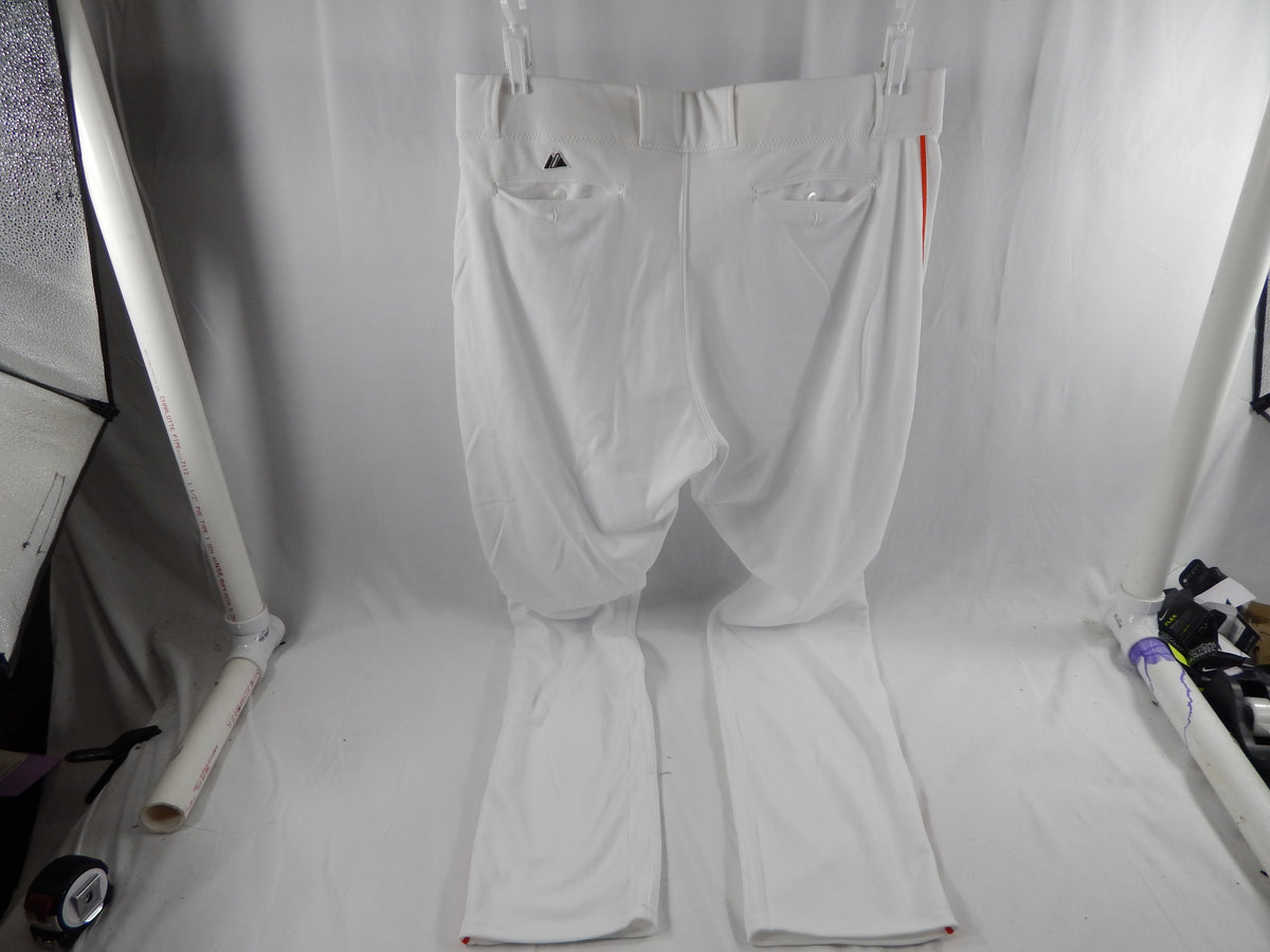 2013 Miami Marlins Jose Ceda #35 Game Used White Baseball Pants 42-51 DP112885 Pic2