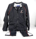 2000s Cincinnati Bearcats Team Issued Black Jacket Pants Suit Track & Field M 2S