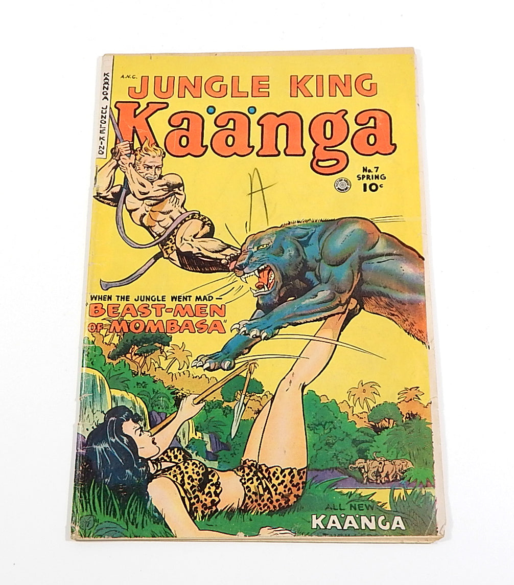 Kaanga Jungle King #7 Golden Age Comic VG- 1951 Fiction House GGA George Tuska