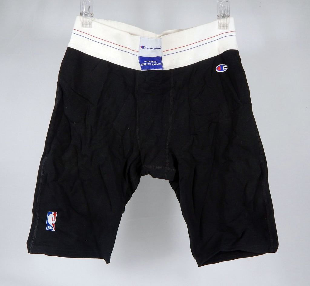 1990s NBA Basketball Team Issued Black Compression Shorts XL 915S