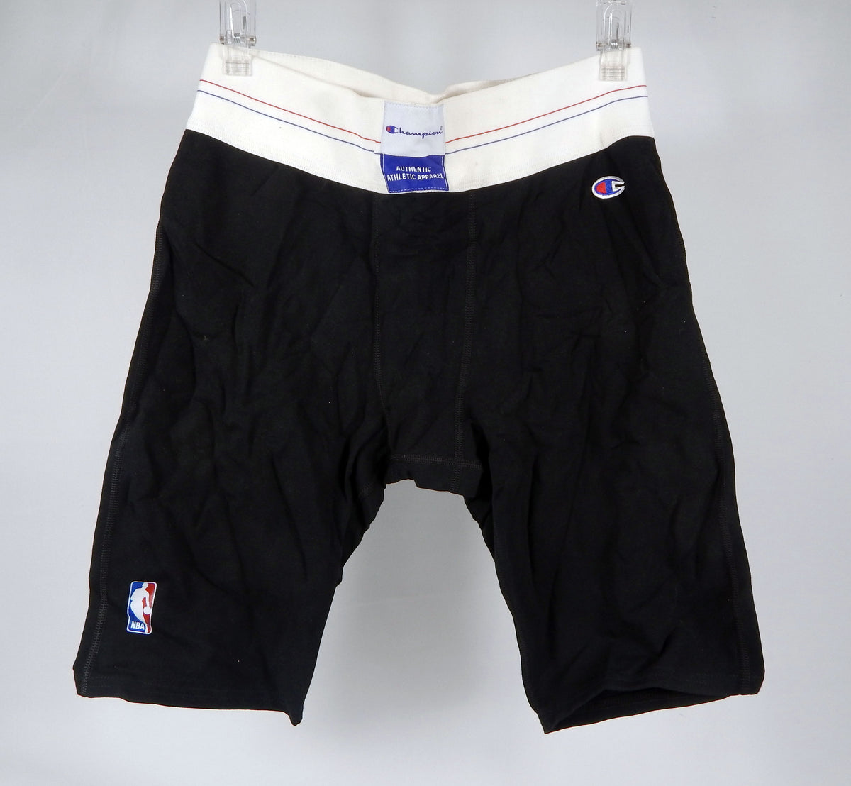 1990s NBA Basketball Team Issued Black Compression Shorts XL 915S