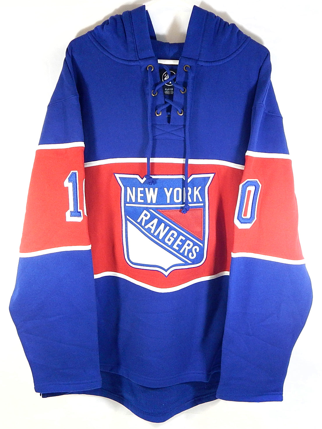 Artemi Panarin #10 New York Rangers '47 Brand Hockey Sweater Hoodie Blue 2XL