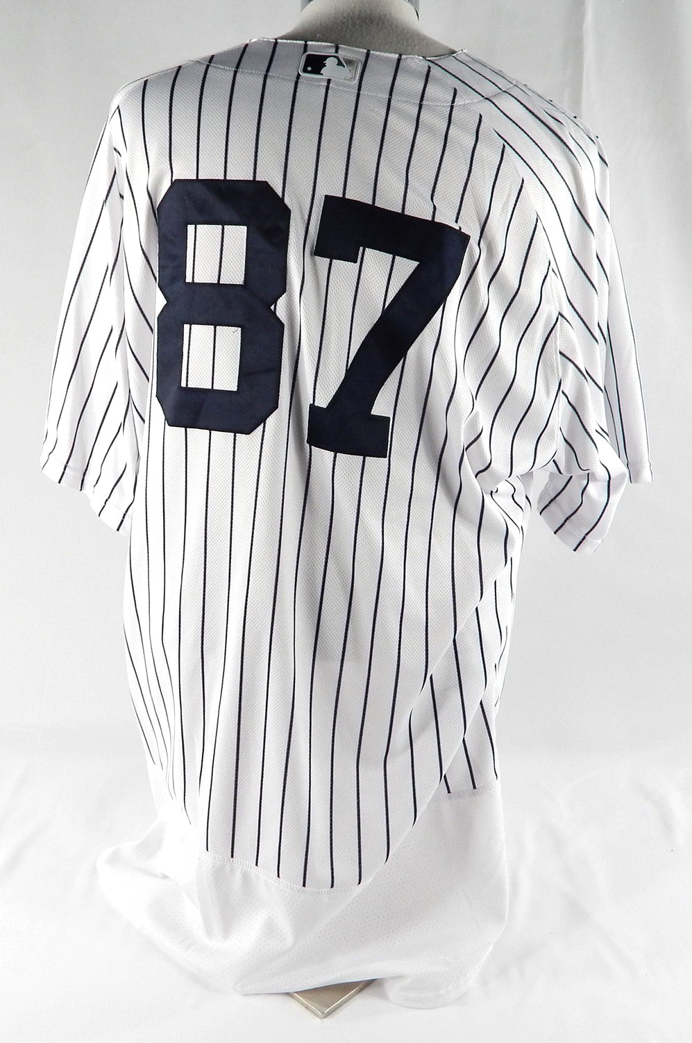 2023 New York Yankees DeMarcus Evans #87 Game Issued Pos Used White Jersey 52 8 Pic2