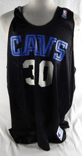 1990s Cleveland Cavaliers #30 Game Issued Black Practice Jersey XXXL 013