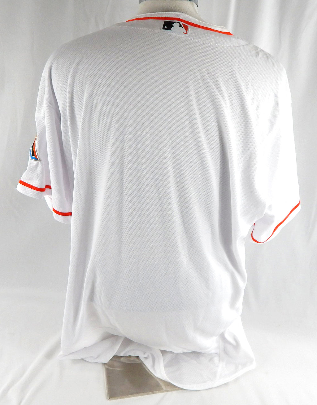 2012-18 Miami Marlins Blank Game Issued White Jersey 50 050 Pic2