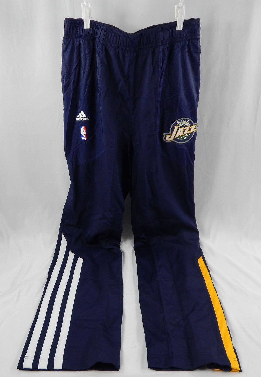2011-12 Utah Jazz Game Issued Navy Warm Up Pants XL+6 290