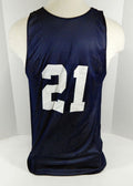 2000s Team USA Basketball #21 Game Issued Blue Reversible Practice Jersey 813